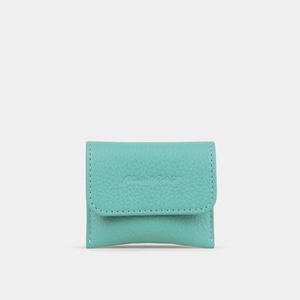 Кофр для украшений Small из кожи теленка, цвета тиффани