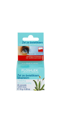 FlosLek Laboratorium Eye Care - гель для области вокруг глаз с очанкой и подорожником /   10  g  / GTIN 5905043000077