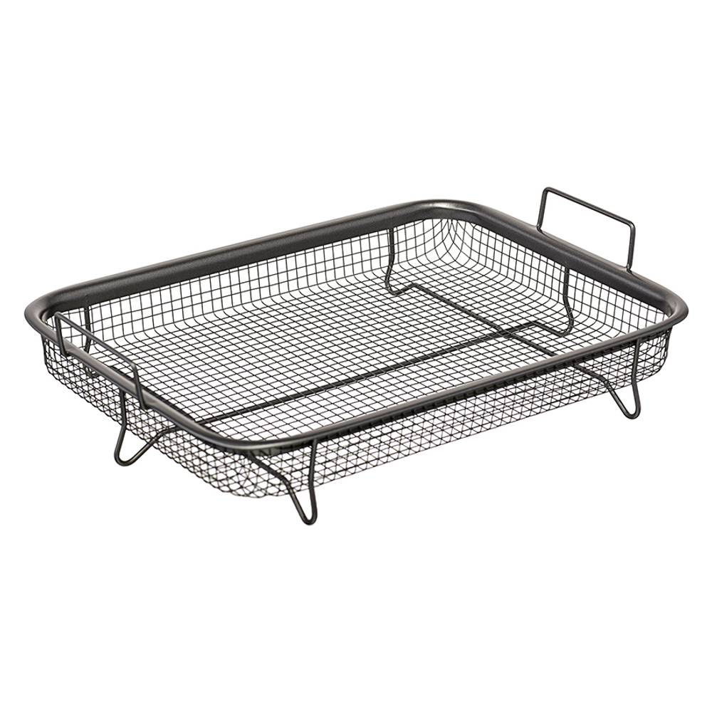 Противень для запекания с решеткой-гриль roast masters, 22х30 см, черный