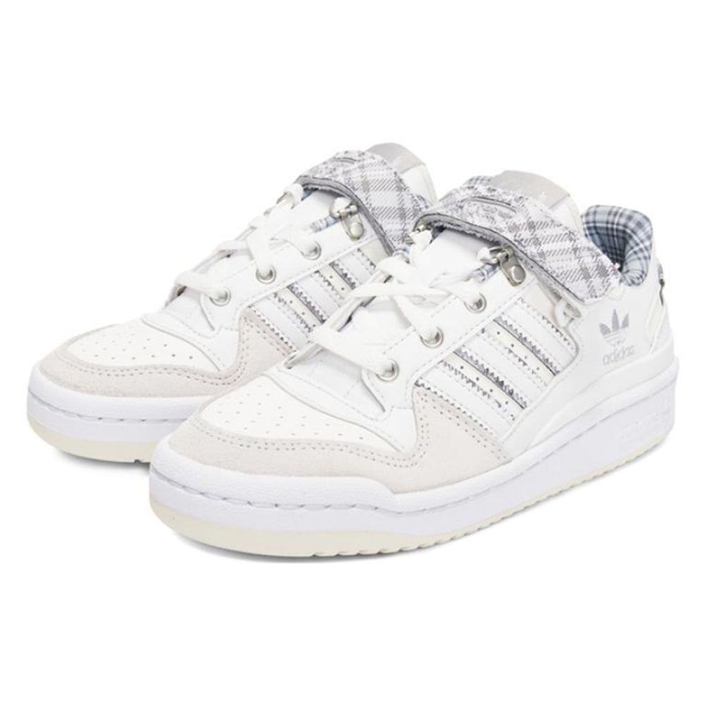 Кроссовки Adidas Originals Forum Low Crystal White Plaid