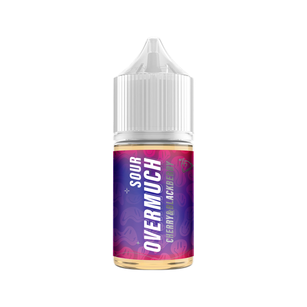 Купить Жидкость Overmuch Sour Salt 30 мл - Cherry Blackberry (Strong)