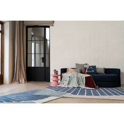 Наволочка декоративная 45х45см Tkano Terra Tea plantation серо-синяя