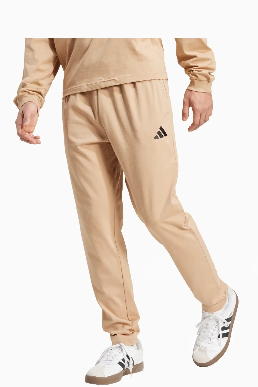 Штаны adidas Essentials Small Logo - бежевый