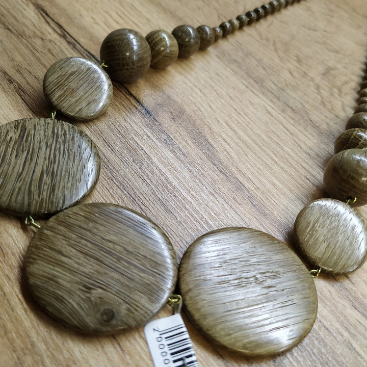 Колье Рафаэлло, дерево, 70 см