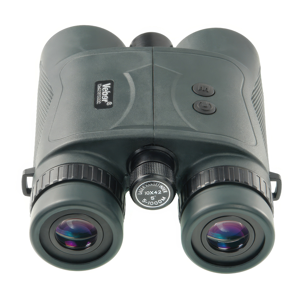 Бинокль Veber 10x42 RFS1000 с лазерным дальномером - Полное многослойное просветляющее покрытие оптики