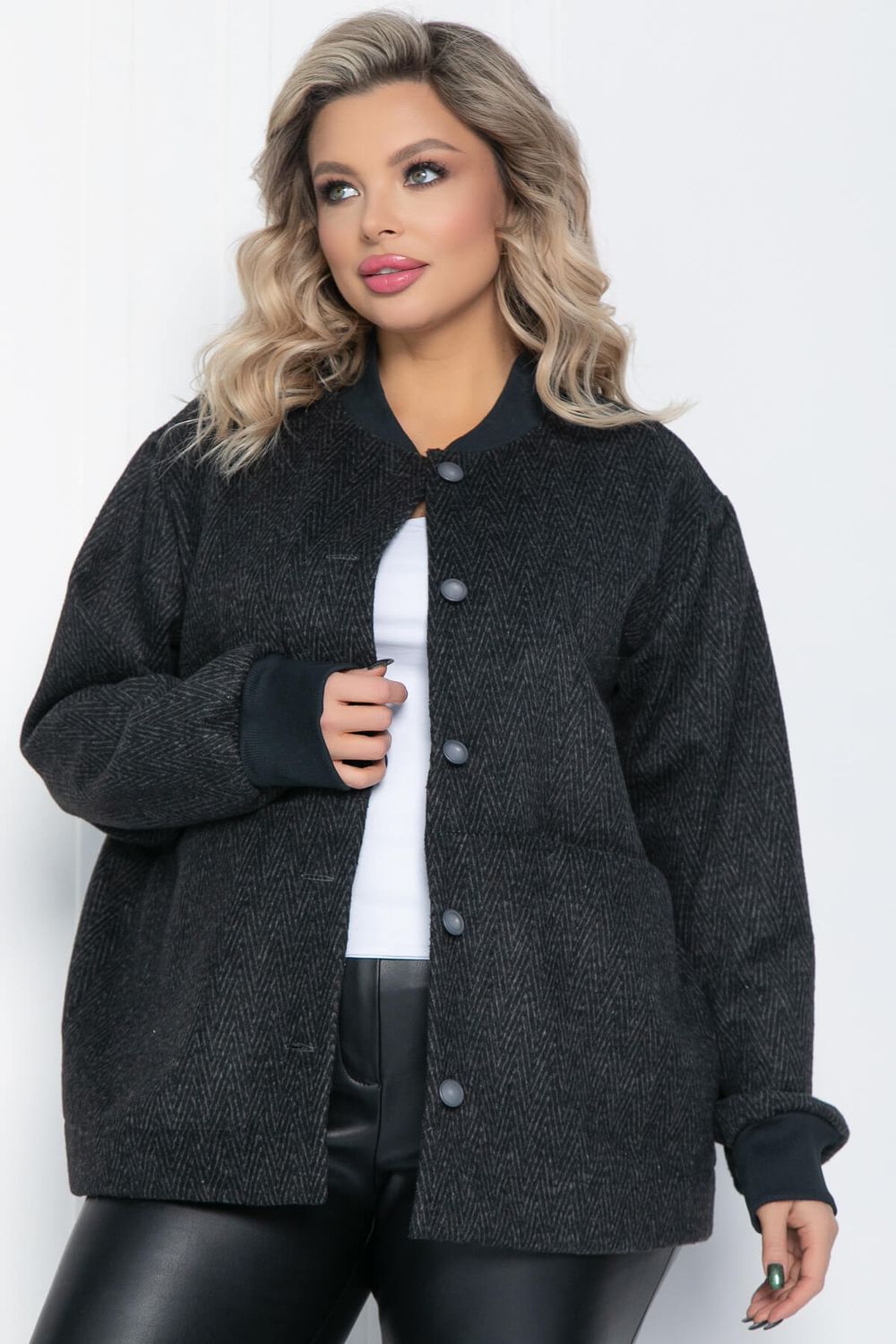 Бомбер Мой выбор (серый) Б12497-13 LT Collection