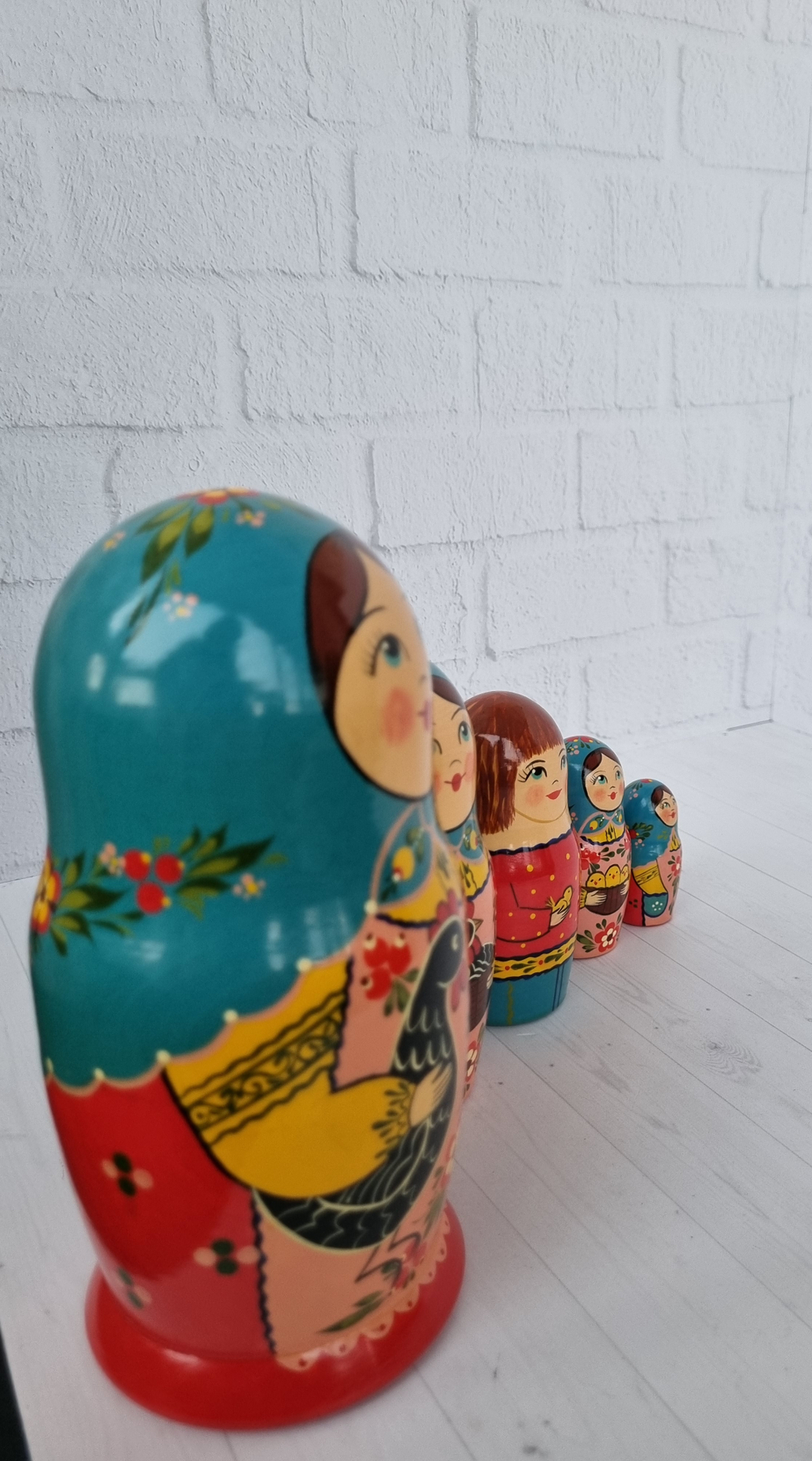 Матрешка "с курочкой" традиция 5мест