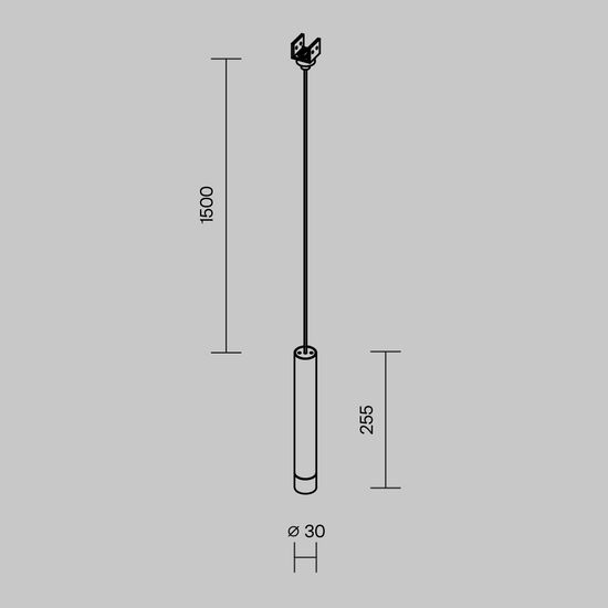 Уличный трековый светильник Outdoor O-TR01-1-P-8WW3K