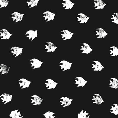 Морской принт с рыбками