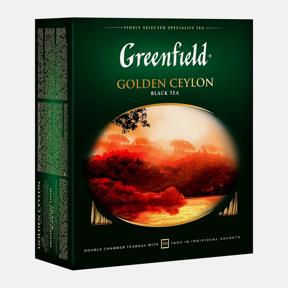 Чай черный Greenfield Golden Ceylon 100пак