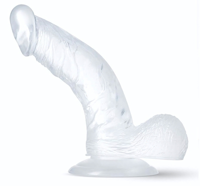 Прозрачный фаллоимитатор-реалистик Sparkle - 16,5 см. (Цвет: прозрачный)