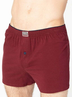 Трусы мужские боксеры бордовый