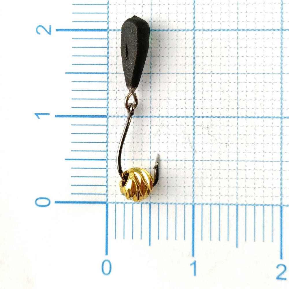 Мормышка Владимирская "Капля-Дипломат" (3мм, 0.7гр)