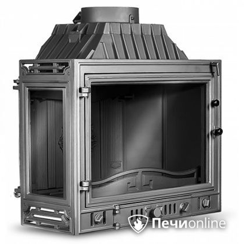 Каминная топка Kaw-met W4 LB (2 стекла левое) чугунная