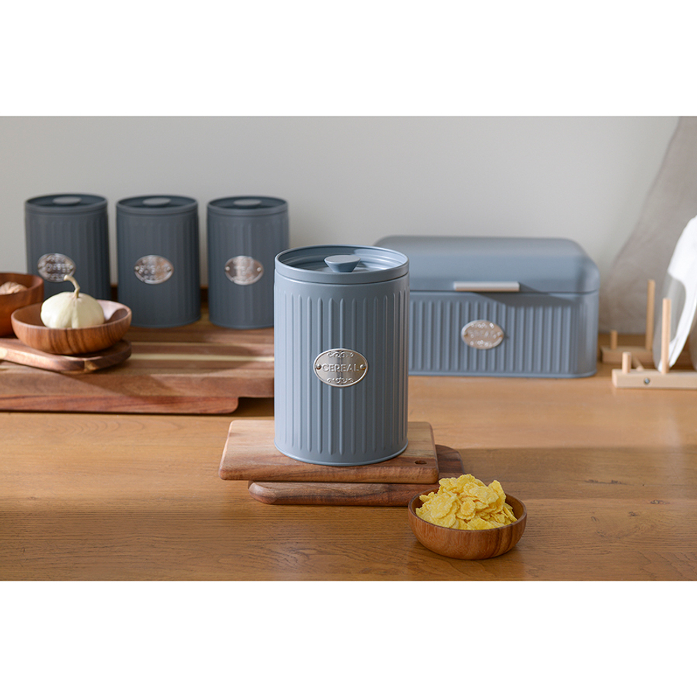 Банка для хранения 2.2л Smart Solutions Zinco серая