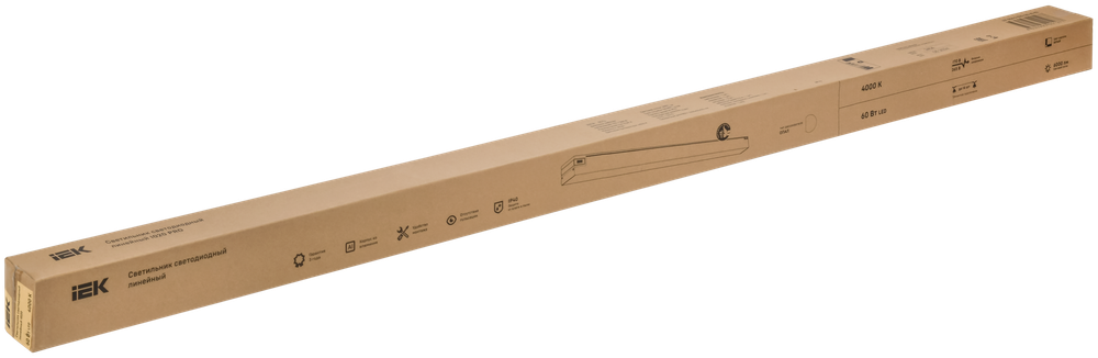 Светильник светодиодный линейный 1020 60Вт 4000К 1500мм опал белый LIGHTING PRO IEK