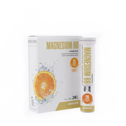 БАД Magnesium B6 20 шипучих таблеток (Maxler)