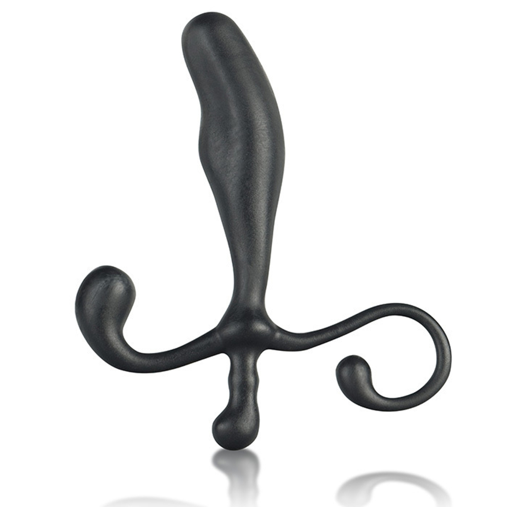 Массажер простаты - 12.7 см. (Цвет: черный)