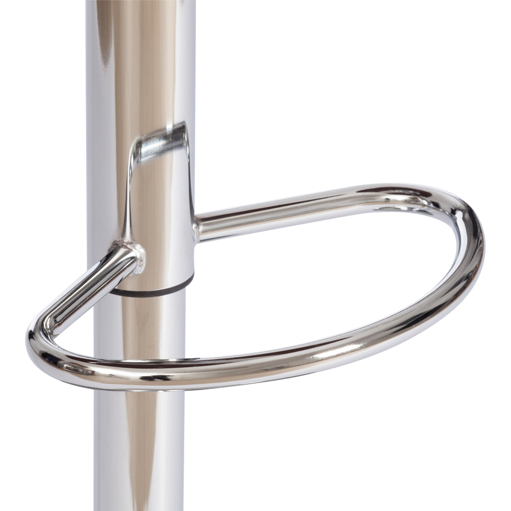 Барный стул LANDO (mod.4036) металл/дерево/ткань, 59х51х93-114 см, высота сиденья 62-83 см, серый/орех/хром, Aimcasa 28