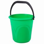 Ведро 10 л, без крышки, пластиковое, пищевое, цвет зеленый, мерная шкала, LAIMA, 603893