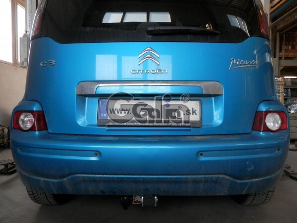 Фаркоп оцинкованный Galia C059A для Citroen C3 Picasso 2009-2017(паспорт и сертификат в комплекте)(без электрики)