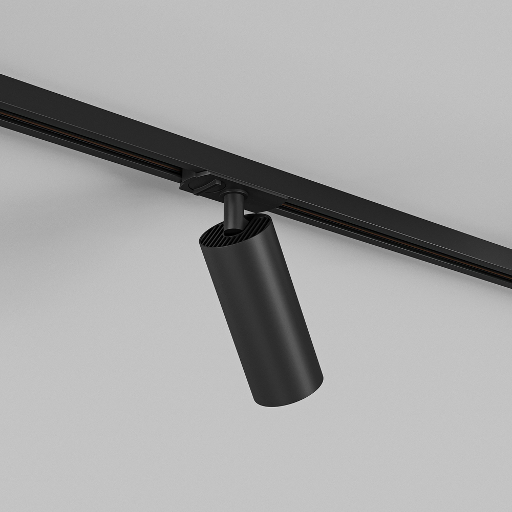 DK6060-BK Трековый светильник IP 20, 15 Вт, GU10, черный, алюминий