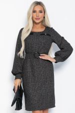 Платье Шарли (черно-бежевое) П12362-18 LT Collection