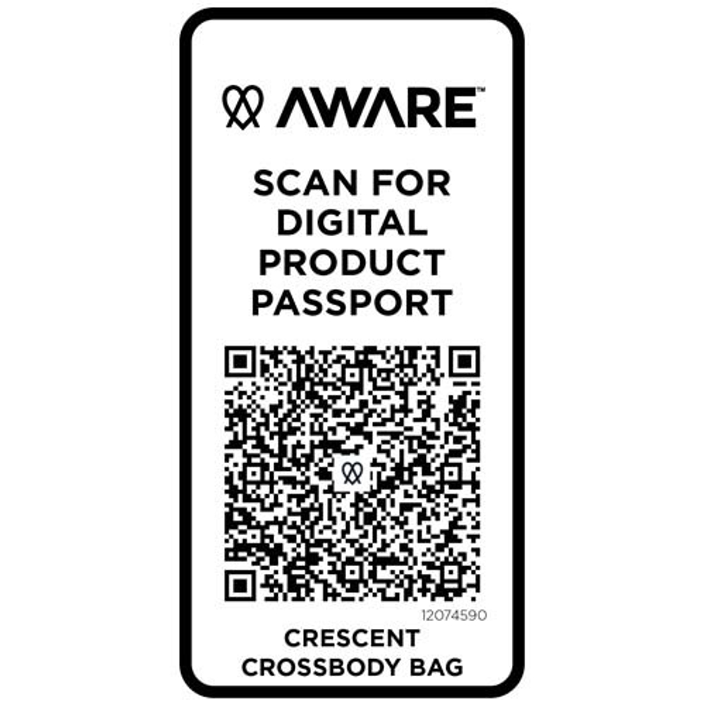 Crescent сумка через плечо Aware™ плотностью 500 г/м² из переработанного материала