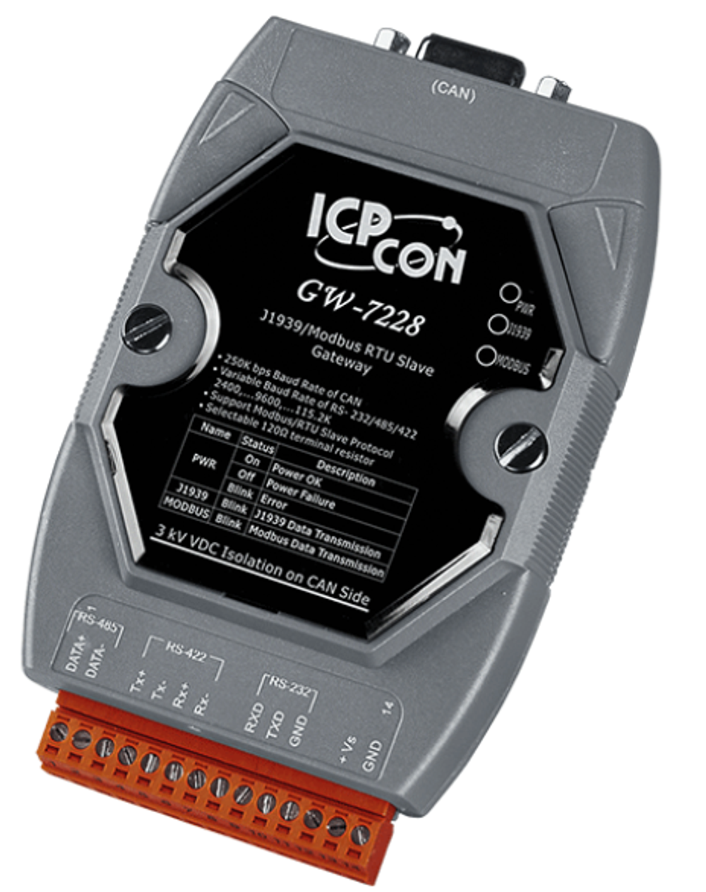 Преобразователь ICP DAS GW-7228-G CR