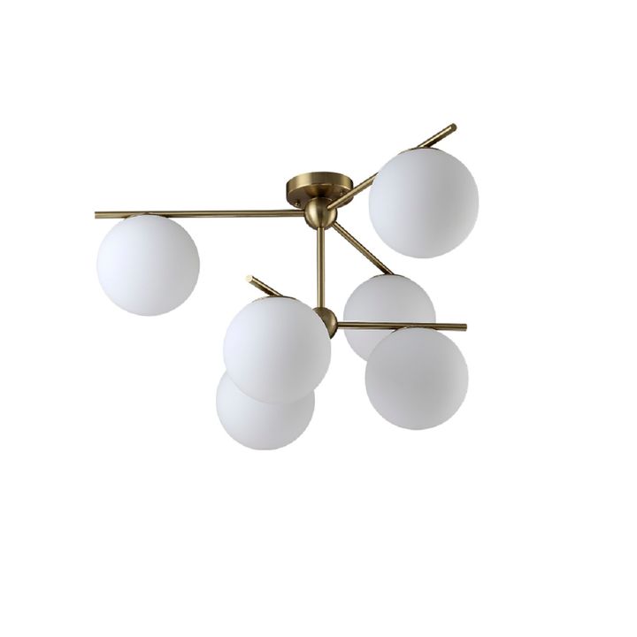 Потолочная люстра Crystal Lux FELIZ SP-PL6 BRONZE/WHITE