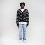 Кардиган Dissident Logo Pattern Черный