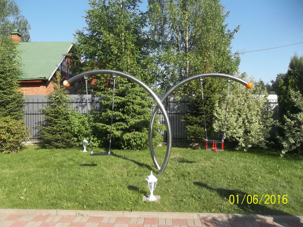 Качели Бабочка из нержавеющей стали