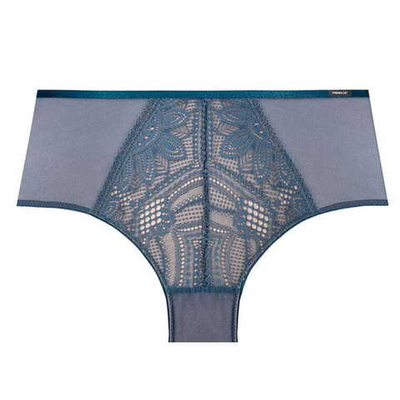 Трусики-слипы с высокой линией талии Daniela (Размер: XXL) (Цвет: грязно-синий)