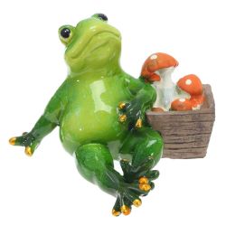 GAEM Фигурка декоративная "Лягушка", L10 W9 H7 см