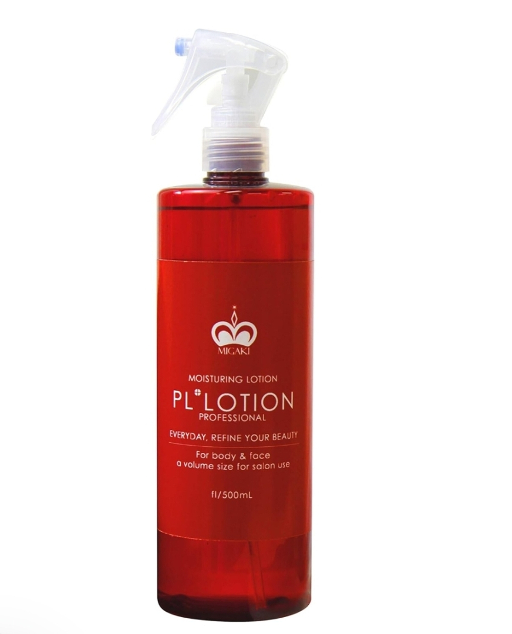 Профессиональный лосьон с плацентой, фактором роста и витаминами для упругой, здоровой кожи MIGAKI PL Lotion Plus, 500 мл