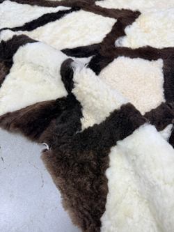 Ковер шкура натуральная овчина меховой