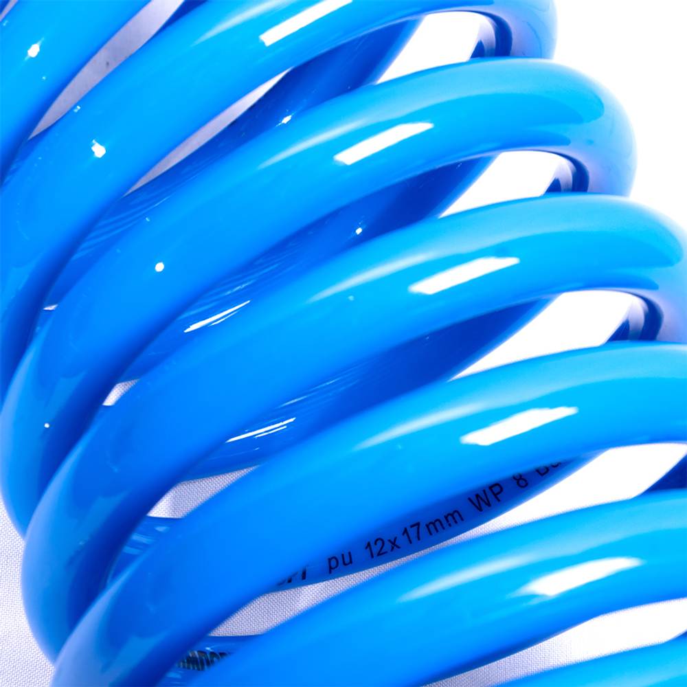 Воздушный шланг спиральный 12/17 мм 20 метров HS121720