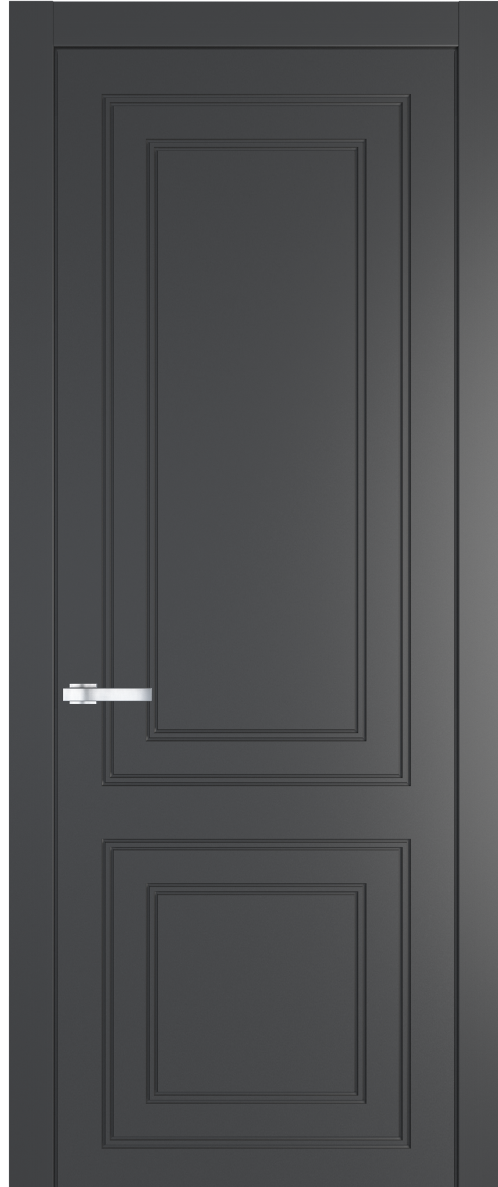 [ТОВАРА НЕТ В НАЛИЧИИ] Дверь межкомнатная Профиль Дорс 4PW, цвет графит, эмаль, глухая