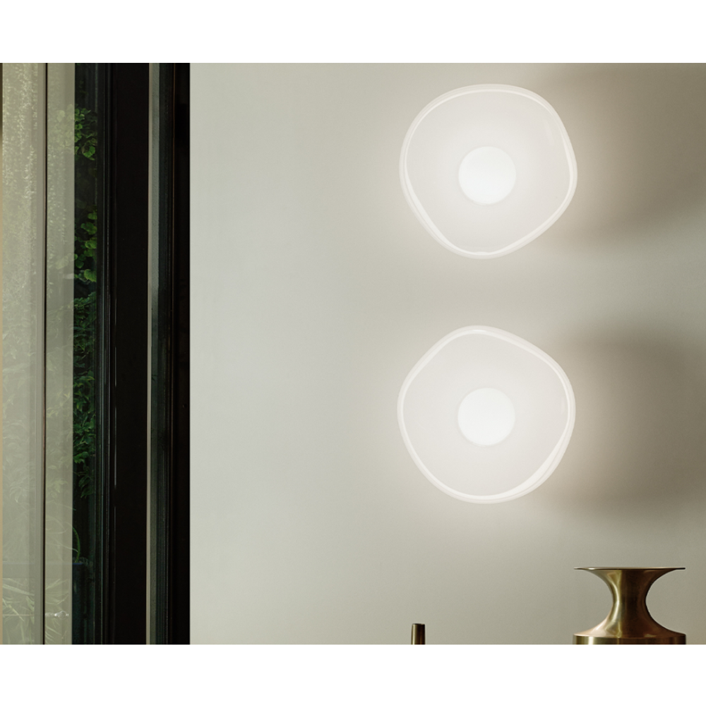 Настенный/Потолочный светильник Melt LED Surface Opal/Silver