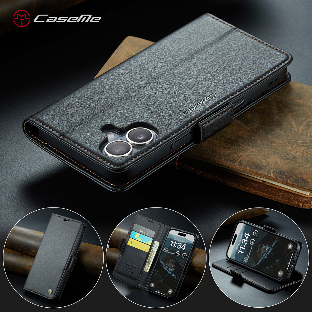 Чехол-книжка CaseMe Smooth iPhone 16
