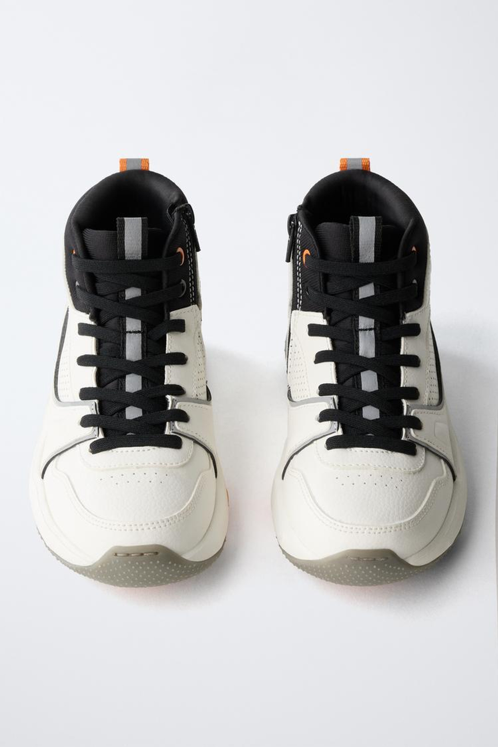 ZARA СПОРТИВНЫЕ БОТИНКИ-КРОССОВКИ, БЕЛЫЙ