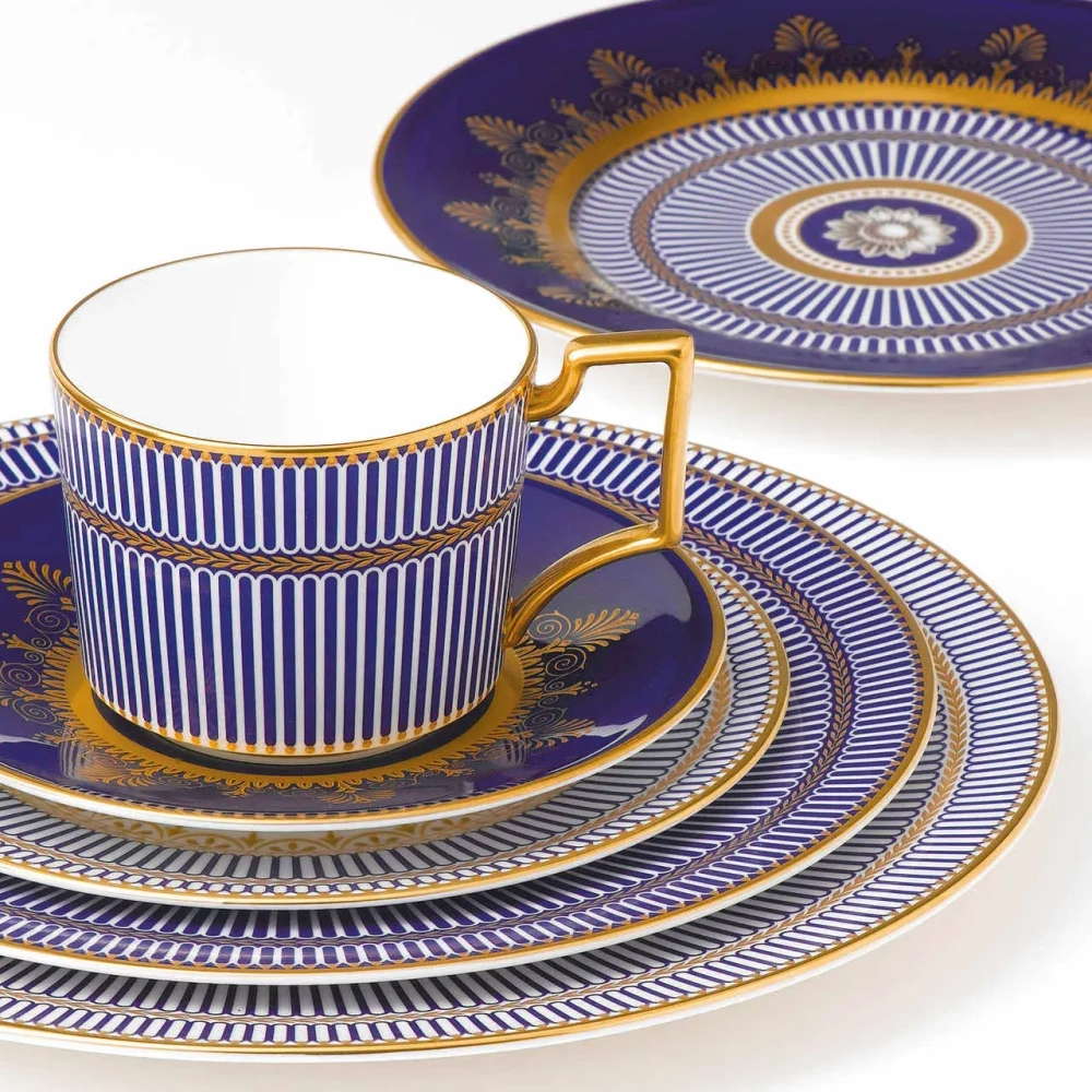 Wedgwood Блюдце для чашки эспрессо Wedgwood Prestige Anthemion Blue 11,5 см (без чашки)