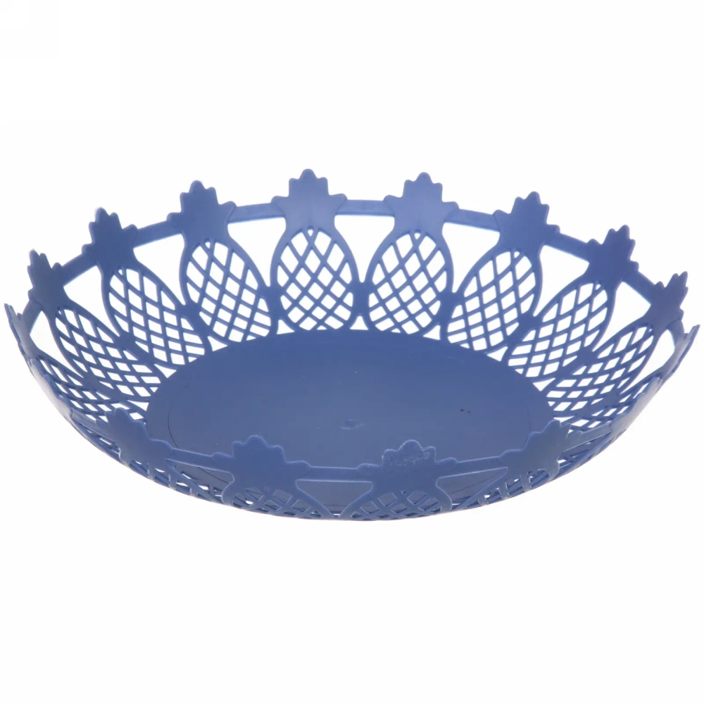 Сухарница пластиковая «Ананасы» 25*7см, цвета микс