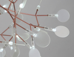 Pendant design lamp  Heracleum  Big O by Moooi (Brass,  D51)