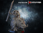 Grand Alliance Destruction Orruk Warclans Orcs Greenskins Орочий всадник на кабане №3 с копьём миниатюра для dnd, днд, pathfinder, фентези, Настольная игра, НРИ, Варгейм, РПГ