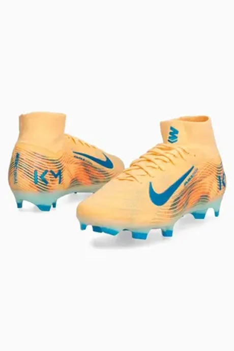 Бутсы Nike Zoom Mercurial Superfly 10 Elite Mbappe FG - оранжевый