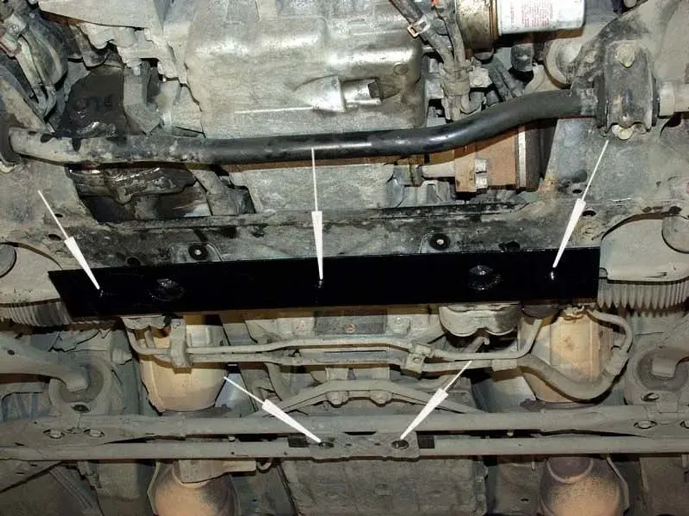 Защита картера и КПП Sheriff для Infiniti FX45 (S50) 2003-2008 арт.15.0651