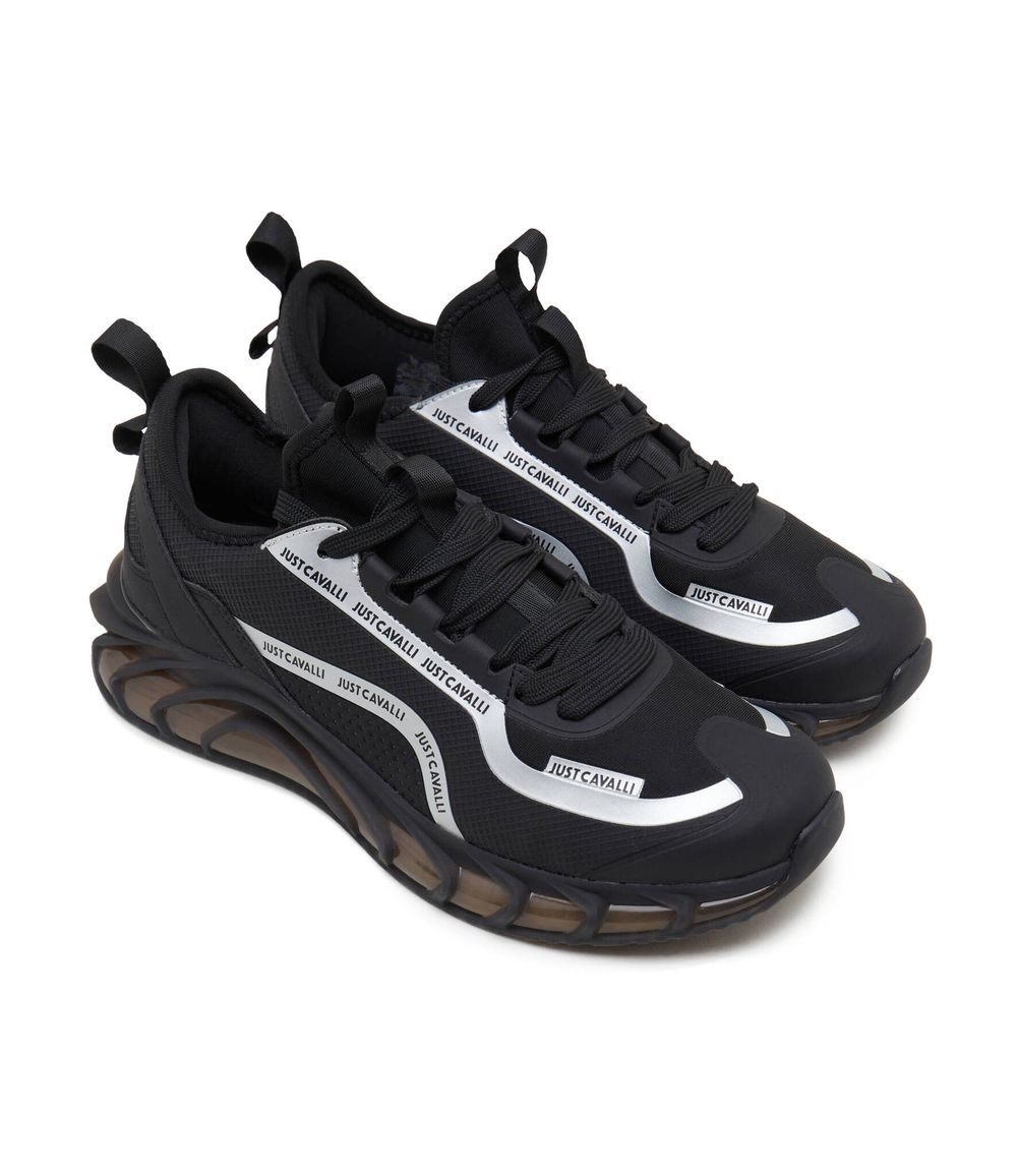 Кроссовки Just Cavalli - черный(76QA3SQ1ZSA72)