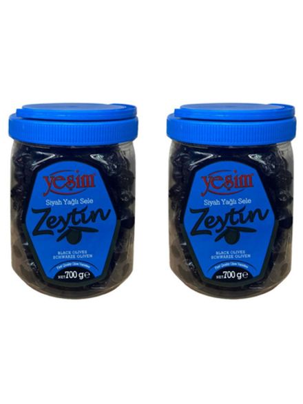 Маслины Yesim Yagli Sele M/S вяленые с косточкой 700 г 2 шт