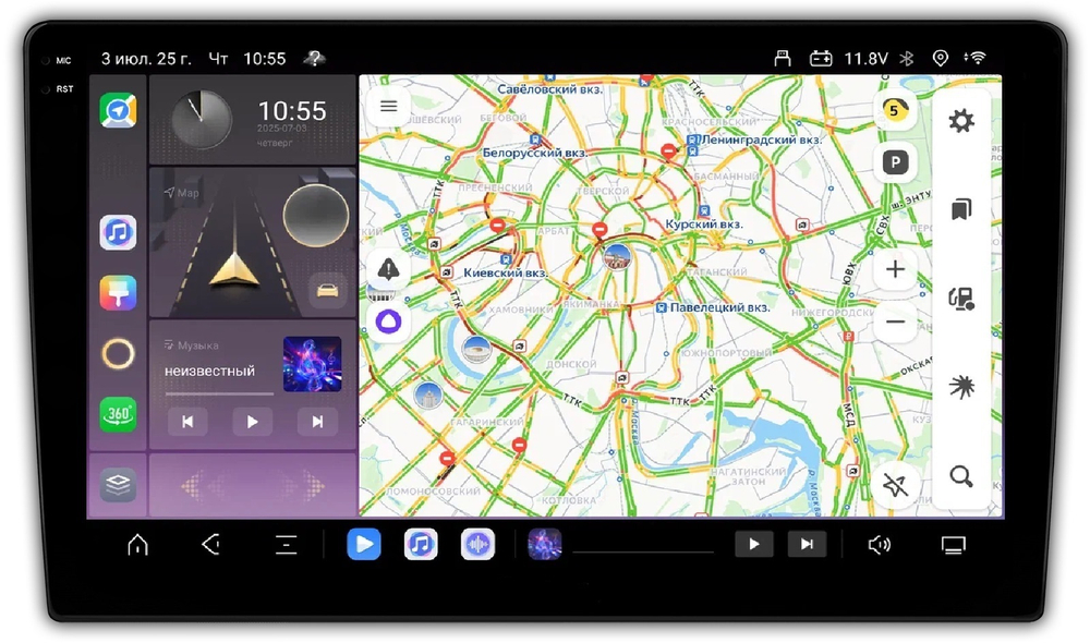 Магнитола для Citroen Berlingo / Peugeot Partner 2008-2022, 3008 2010-2017 - Carmedia SF-9309 QLed+2K, Android 13, TS20, CarPlay, 4G SIM-слот